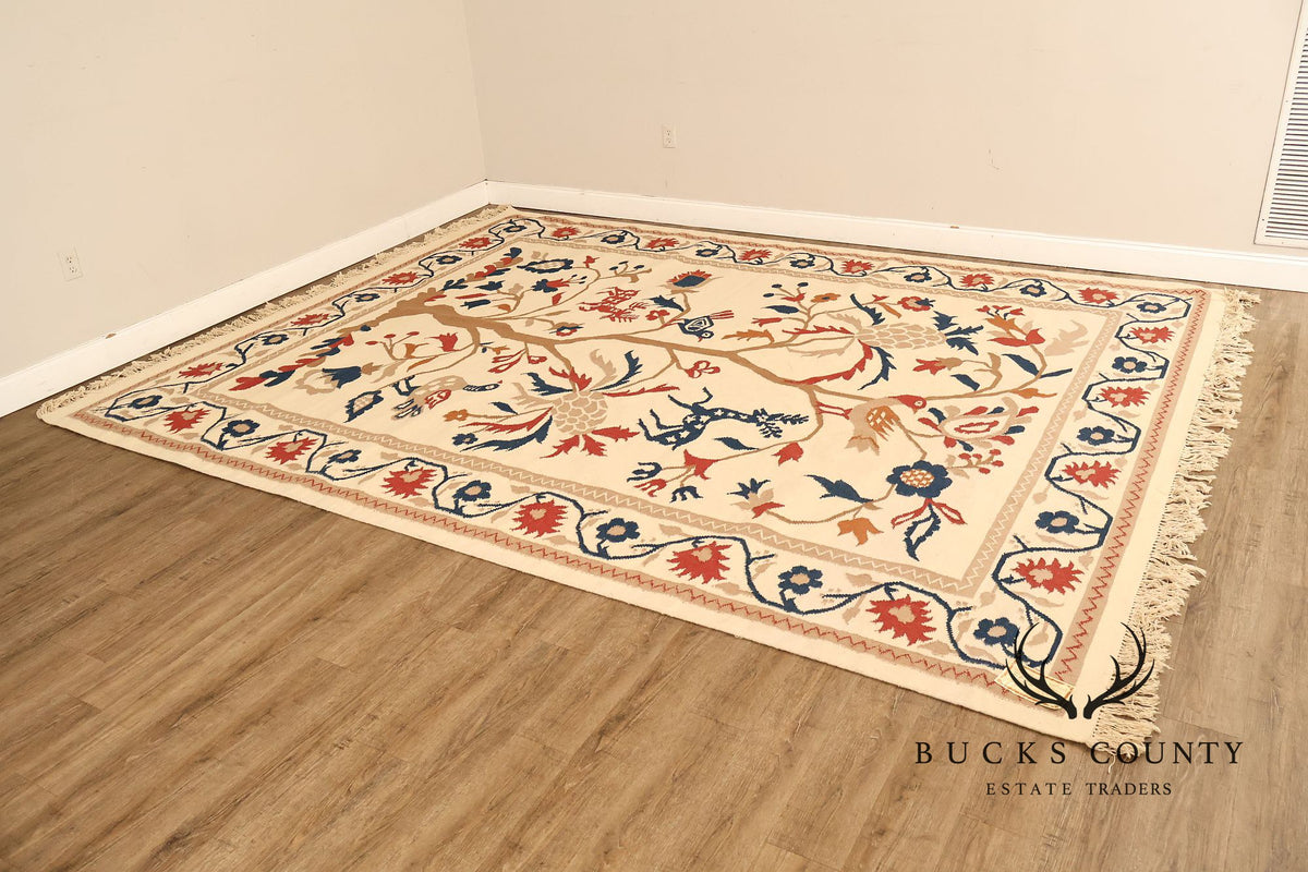 Capel Folk Art Style Tree of Life Area Rug