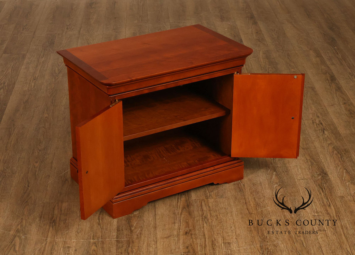 Grange French Louis Philippe Cherry Wood Nightstand
