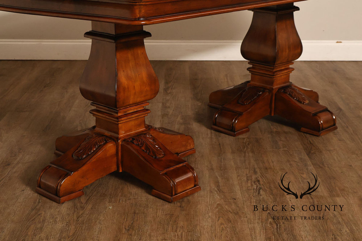 Ethan Allen 'Tuscany' Double Pedestal Dining Table
