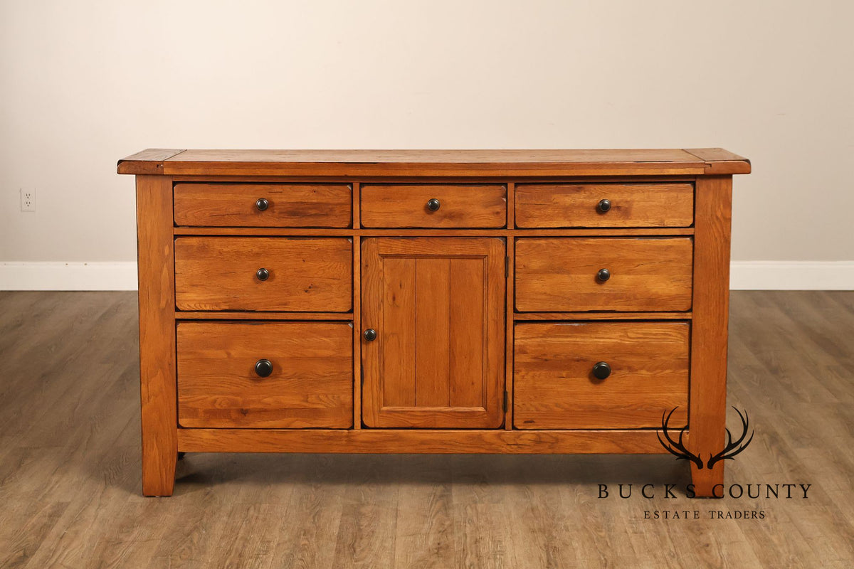 Broyhill Attic Heirlooms Country Style Oak Dresser