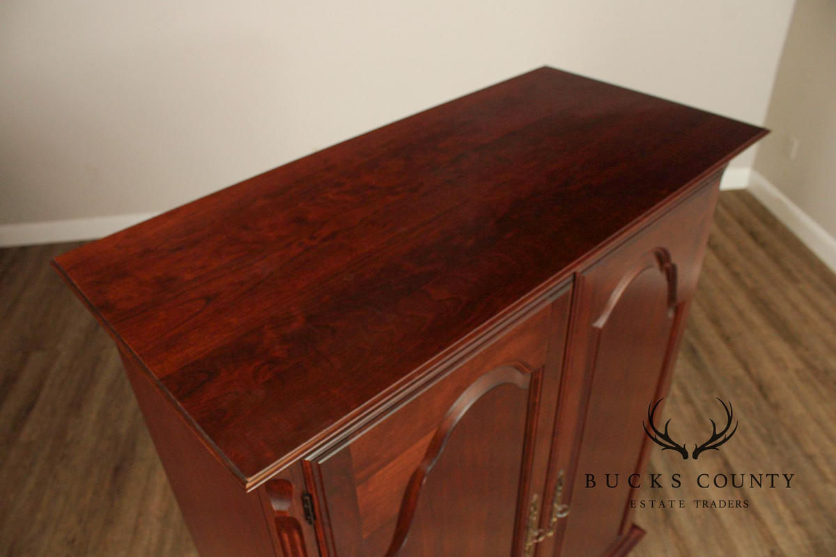 Pennsylvania House Chippendale Style Cherry Armoire