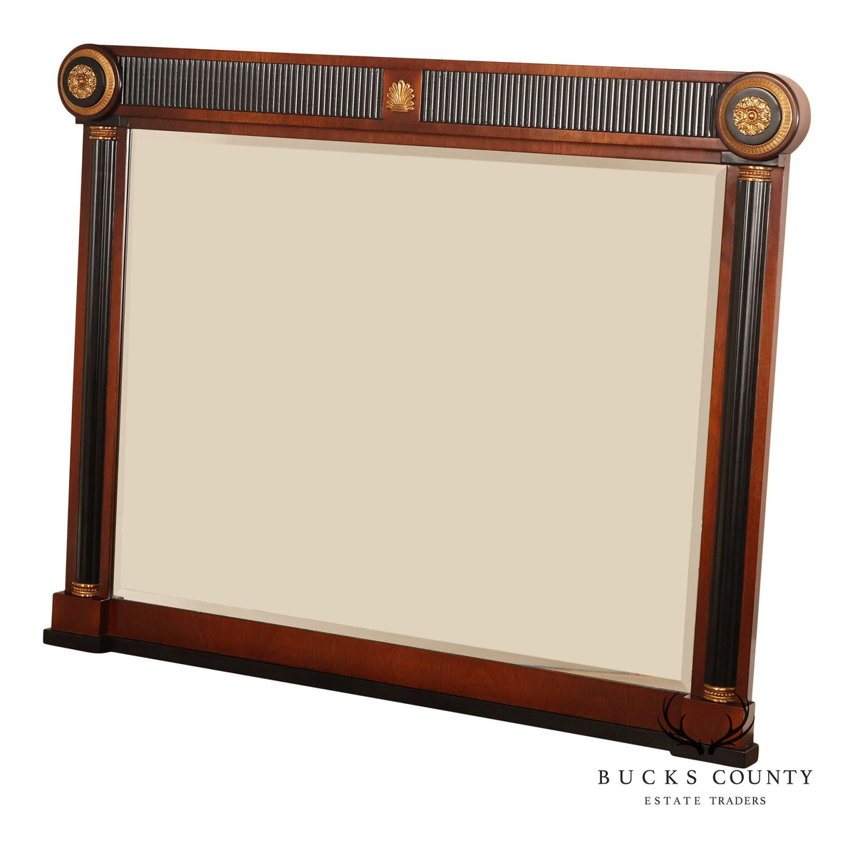 Mariner Fine Furniture Empire Style Mahogany Frame Wall Mirror