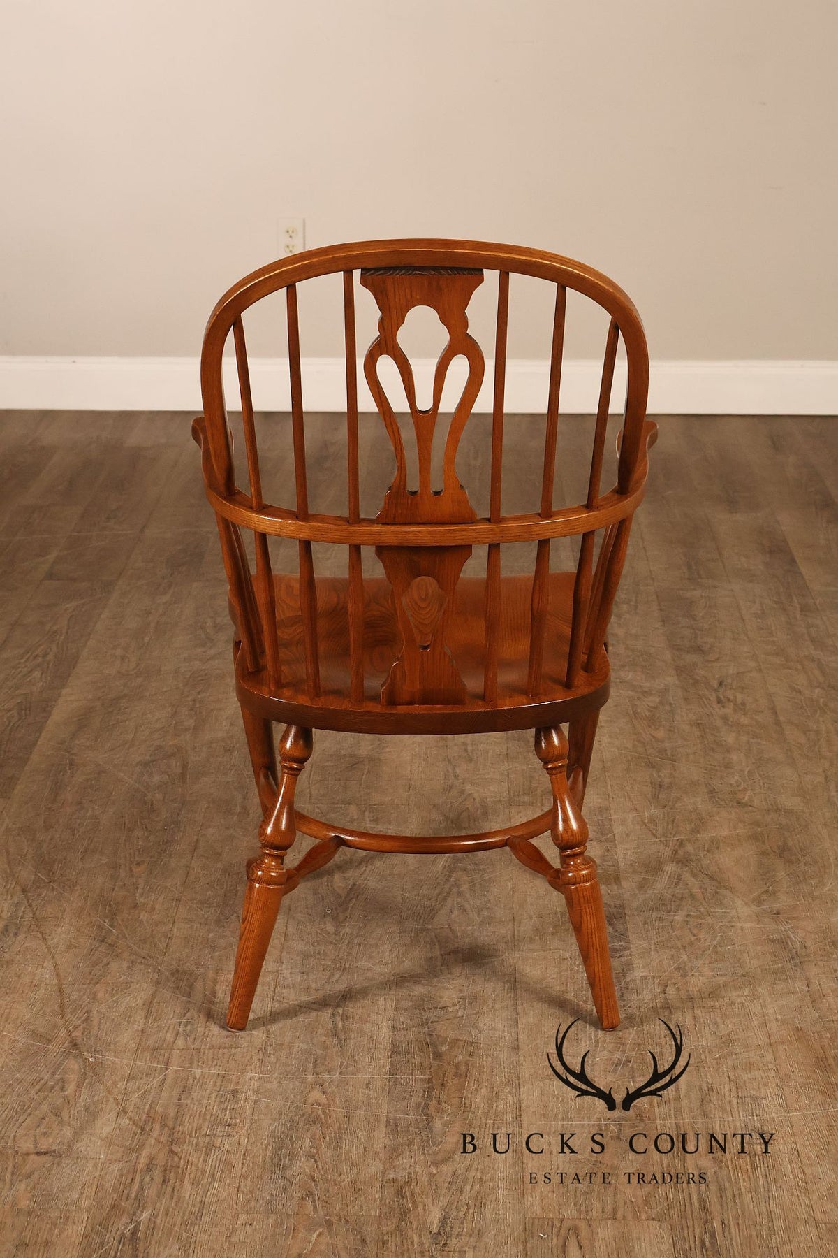 Nichols & Stone Set Of Four Windsor Dining Chairs