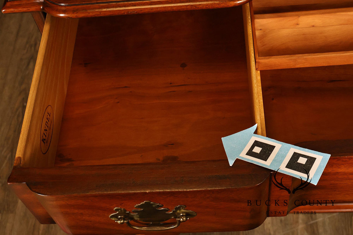 Kindel Chippendale Style Mahogany Block-Front Chest Of Drawers