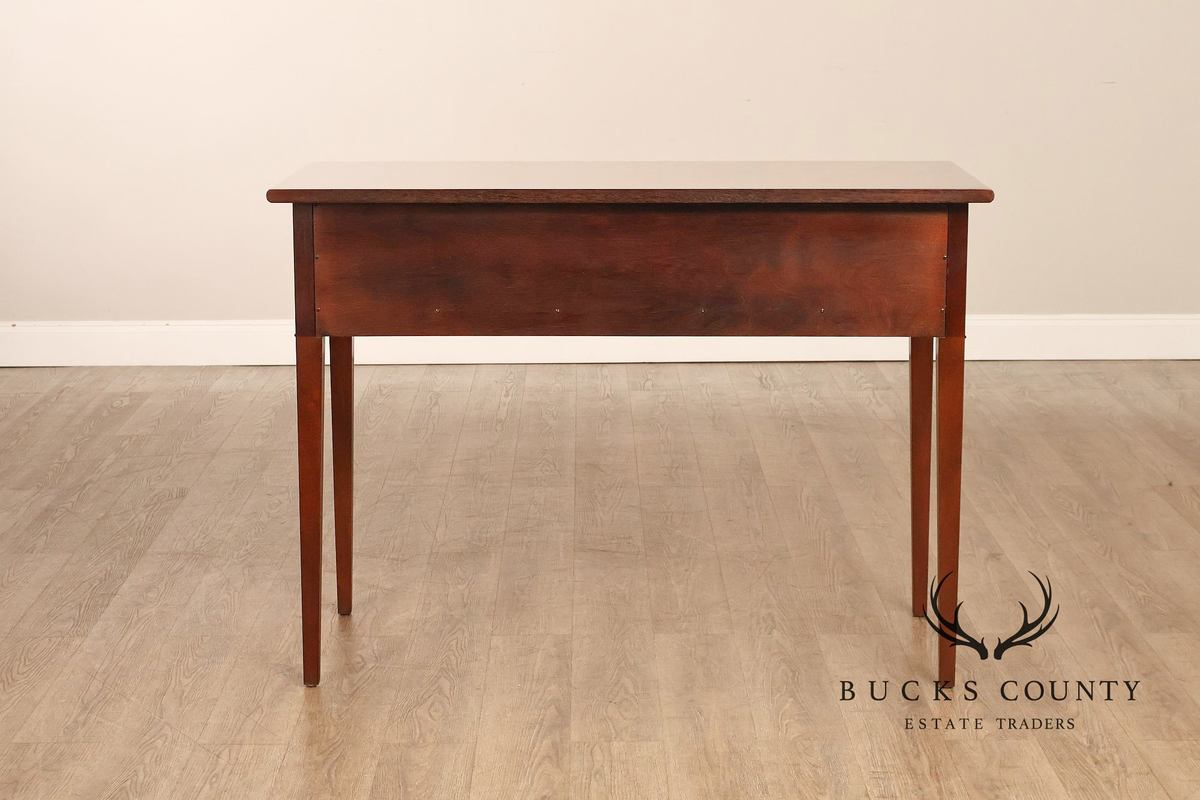 Kittinger Williamsburg Adaptation Mahogany Two Drawer Console Table