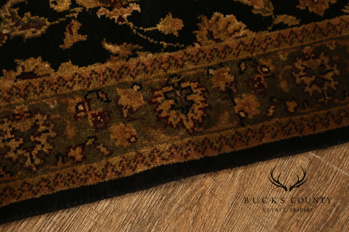 Hand Knotted Traditional Wool Floral Runner Rug