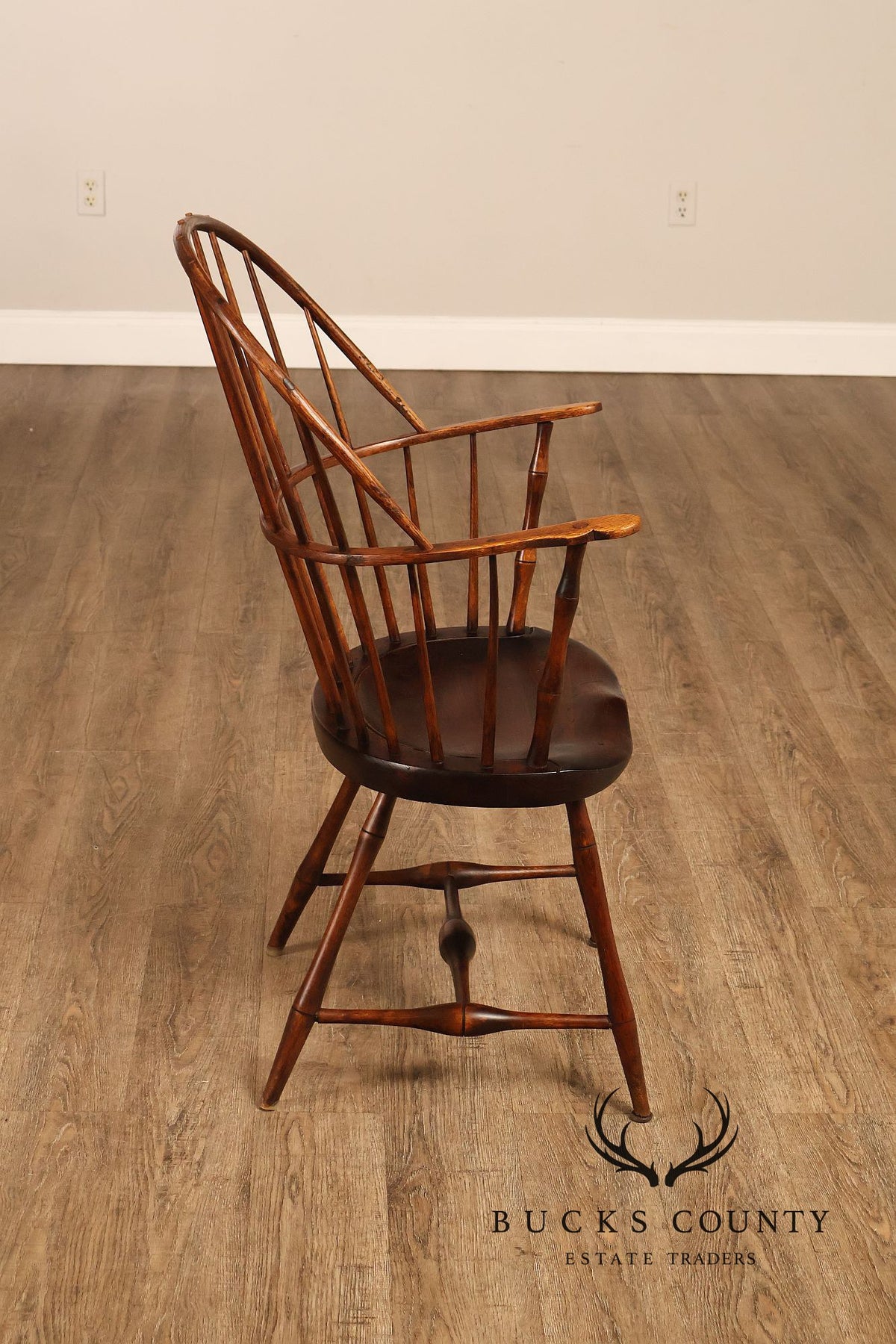L.E. Partridge Pair of Windsor Armchairs