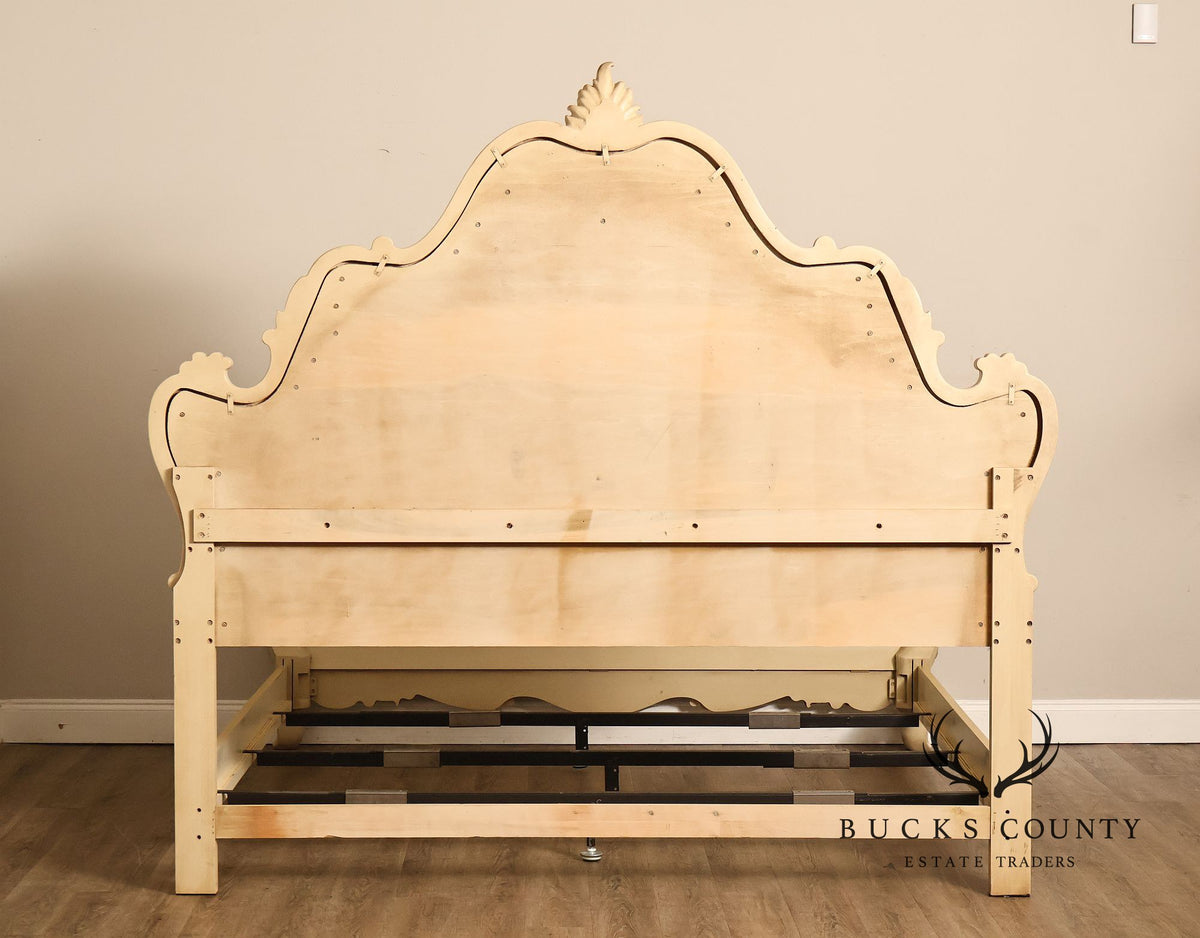 Rococo Style Painted King Size Bedframe