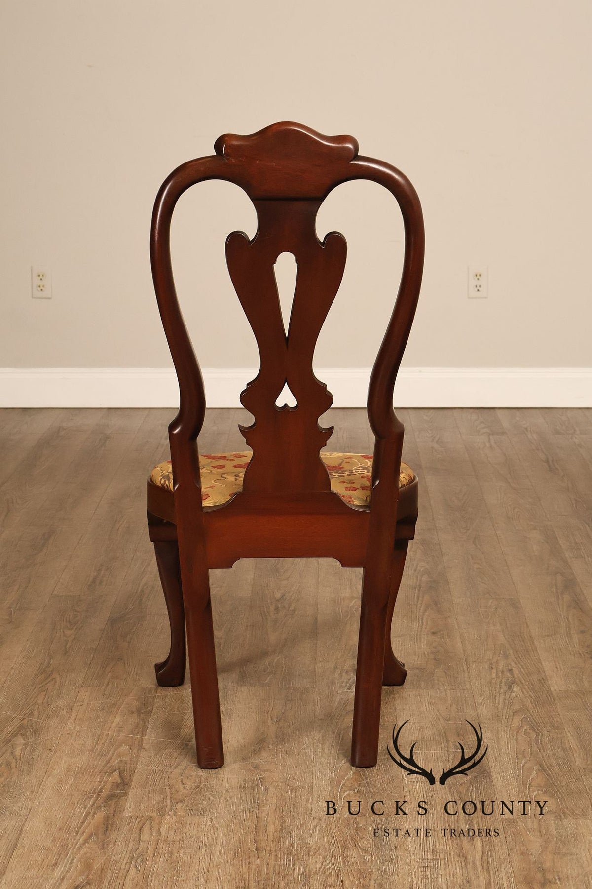 Kittinger Colonial Williamsburg Georgian Style Set Of Six Mahogany Side Dining Chairs CW-146
