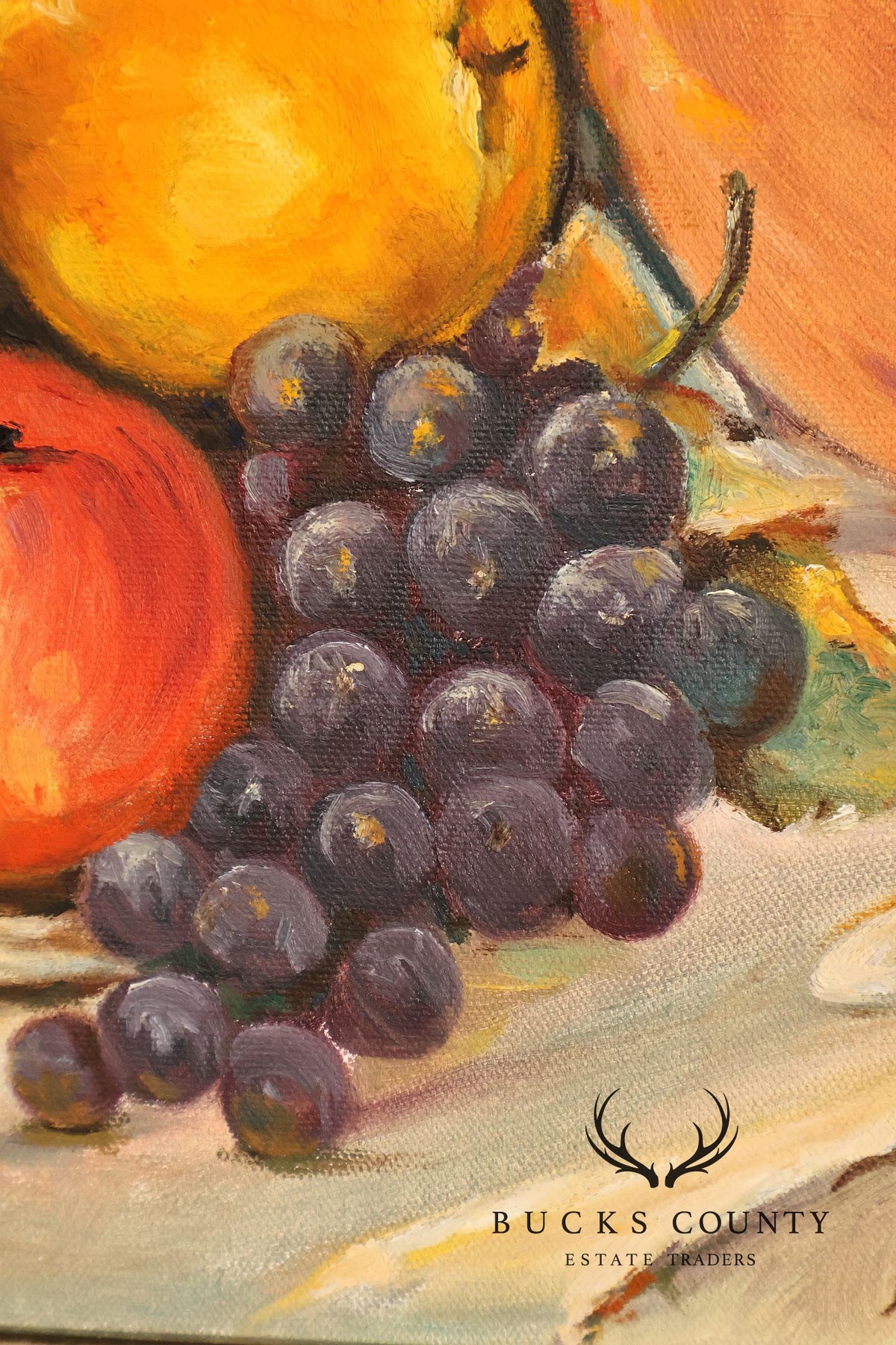 Artist Signed Mid Century Still-Life of Fruit