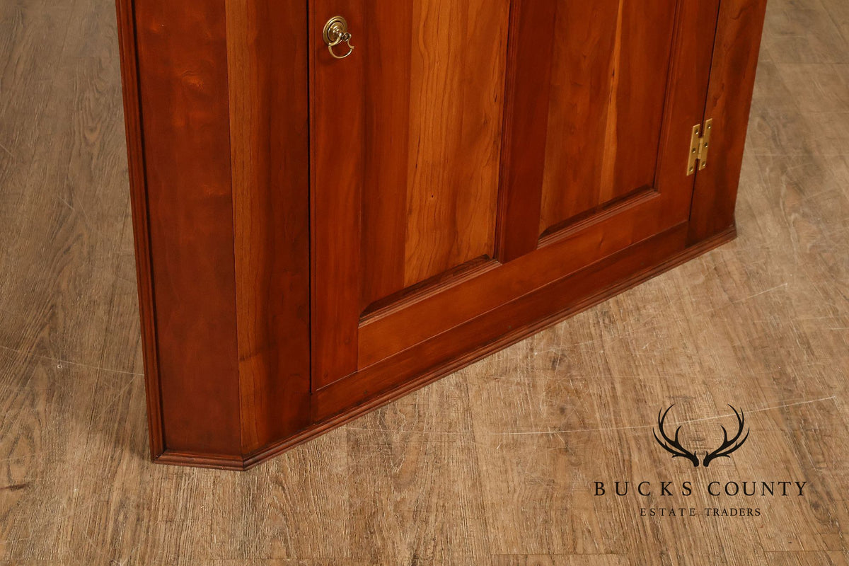 Federal Style Cherry Custom Quality Corner Cabinet