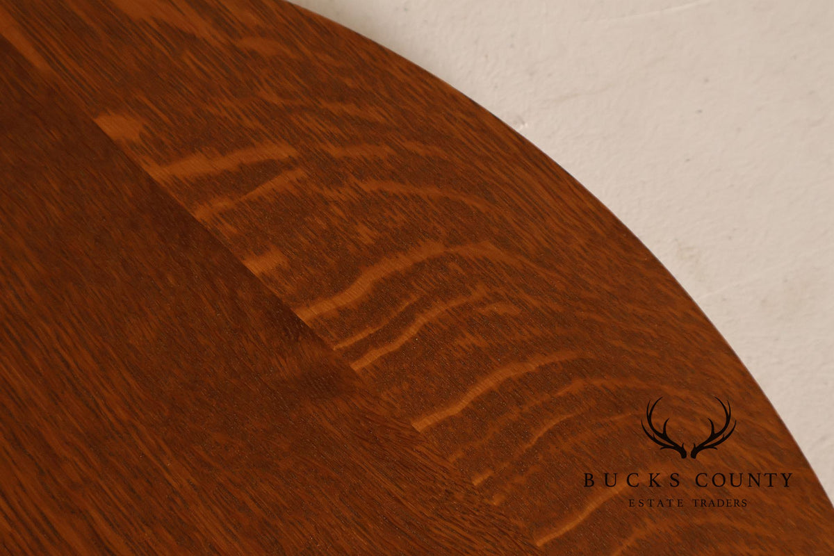Stickley Mission Collection Round Oak Lazy Susan