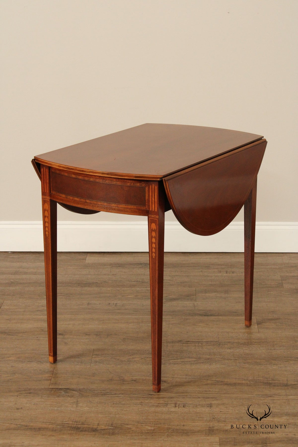 Federal Style Inlaid Mahogany Pembroke Side Table