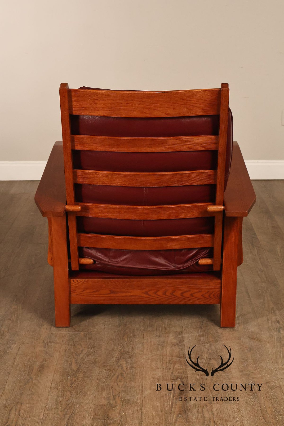 Bassett Furniture Mission Style Oak Morris Chair