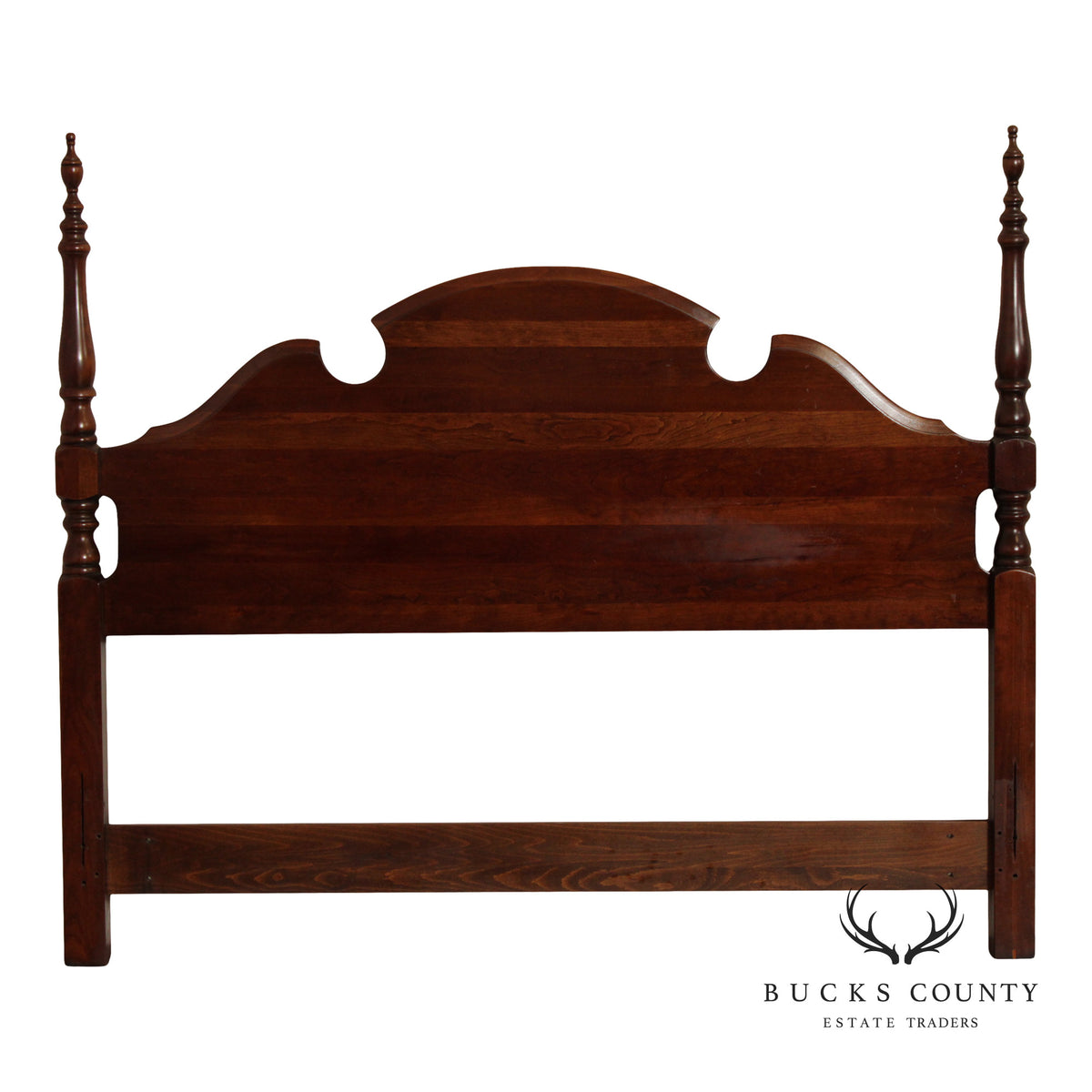 Chippendale Style Cherry Queen Poster Headboard