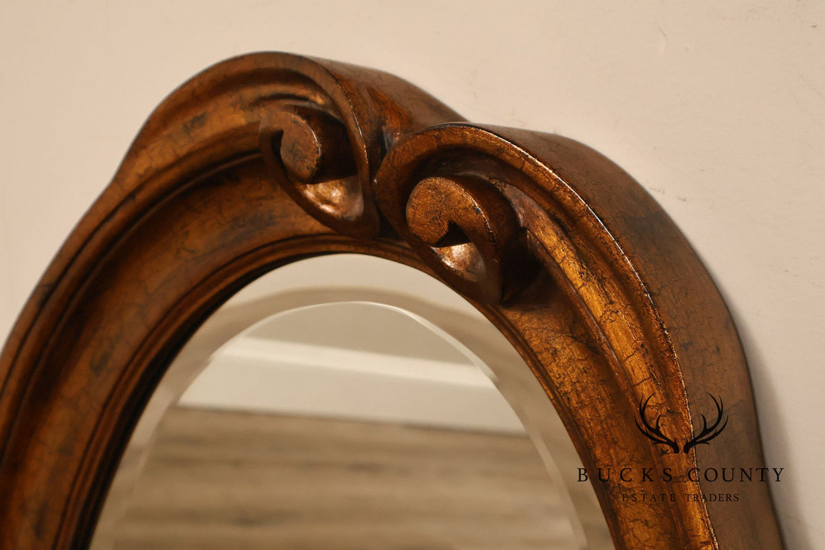 Carolina Mirror Oval Giltwood Wall Mirror