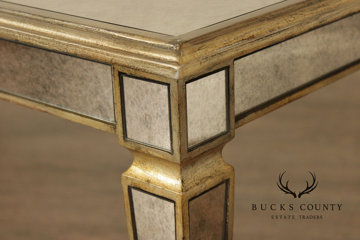 Ethan Allen Hollywood Regency Mirrored Coffee Table