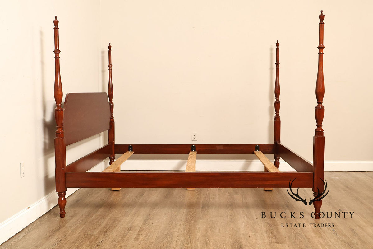 Henkel Harris Solid Cherry King Four Poster Bed