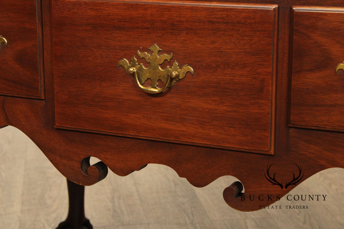 Kittinger Colonial Williamsburg Mahogany Chippendale Style Lowboy