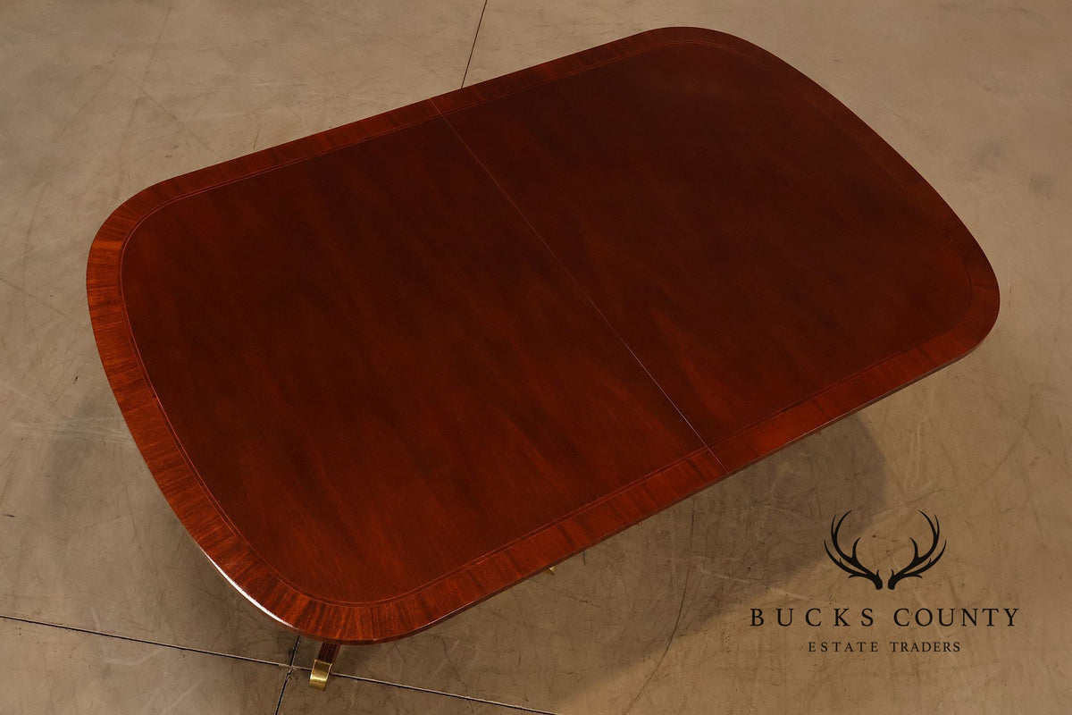 Councill Craftsmen Double Pedestal Mahogany Dining Table