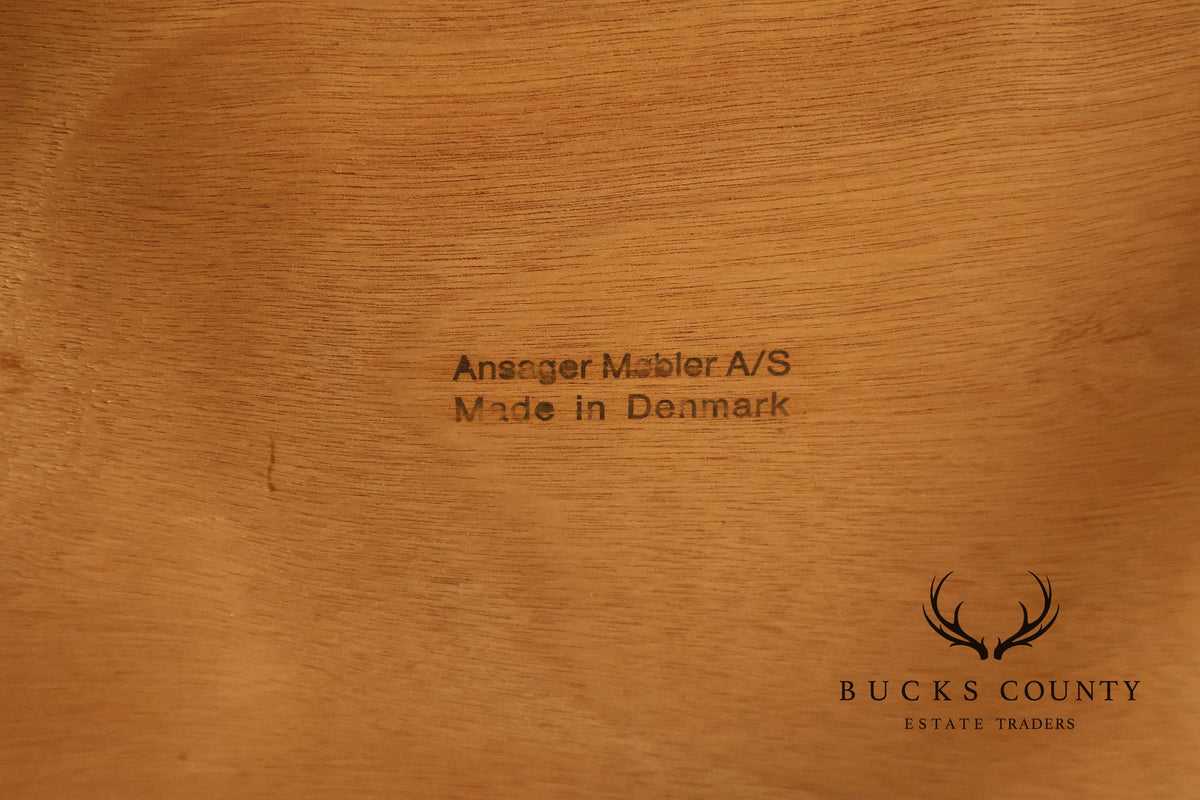 Ansager Møbler Danish Modern Set of Three Teak Tray Tables