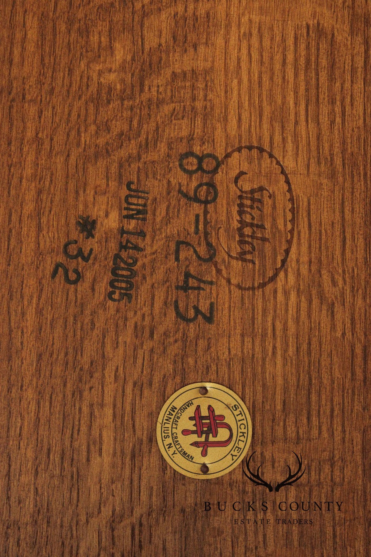 Stickley Mission Collection Oak Limbert Cafe Bench