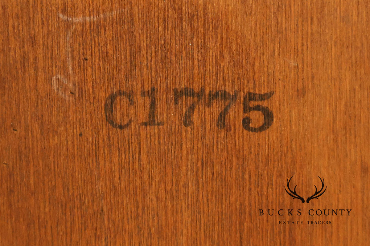 Traditional Pair Of Cherry Four Drawer Bachelor’s Chests