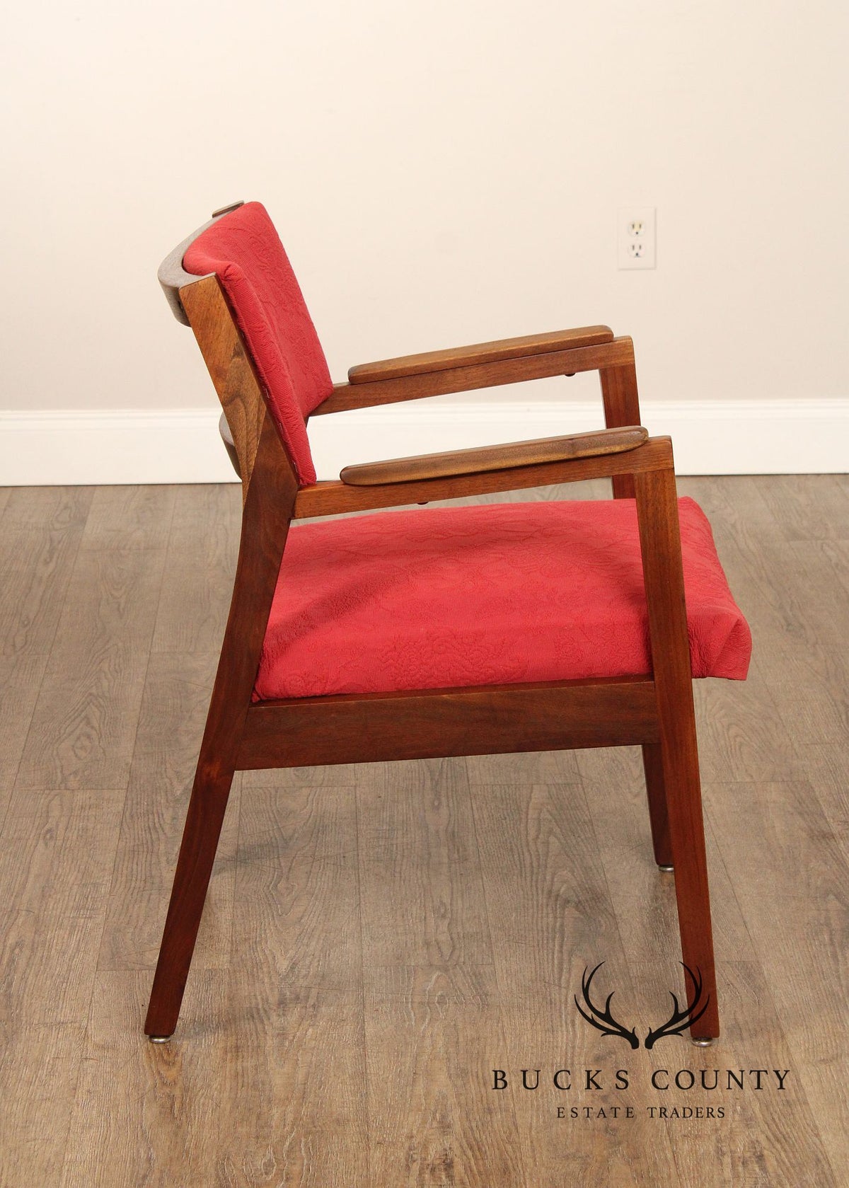Alma Desk Company Mid Century Modern Walnut Armchair
