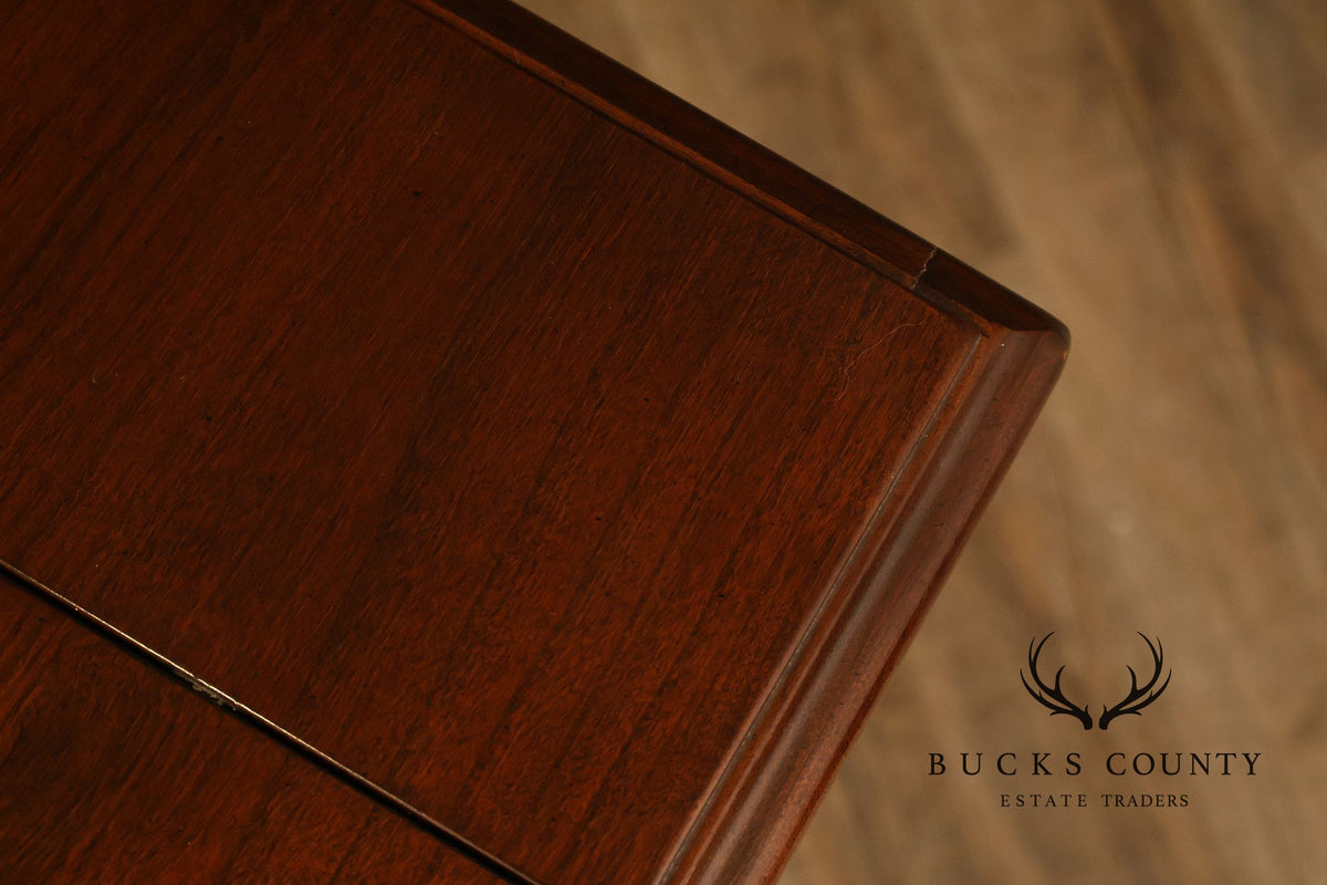 Ethan Allen Georgian Style Cherry Flip Top Server