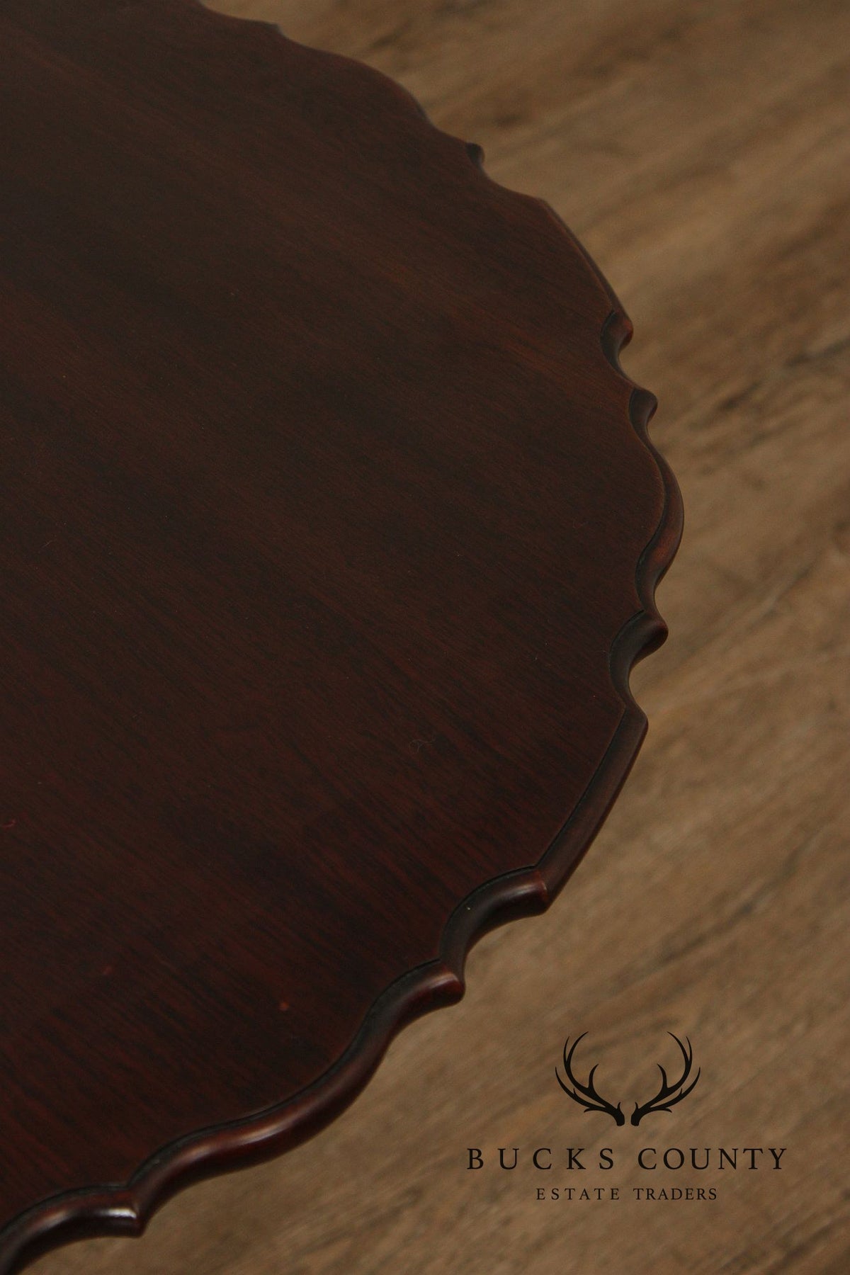 Stickley Federal Style Mahogany Pie Crust Tea Table