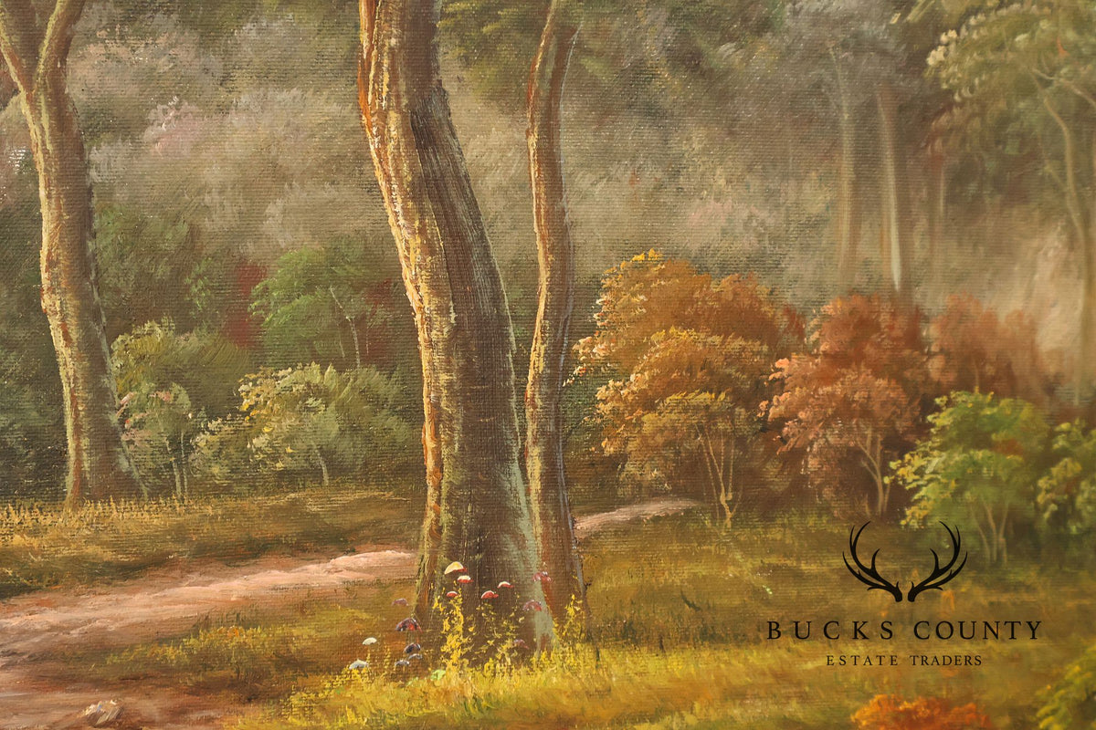 W. Hampton Landscape Painting, Lakeshore
