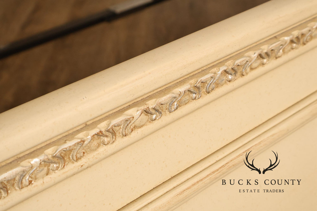 Rococo Style Painted King Size Bedframe