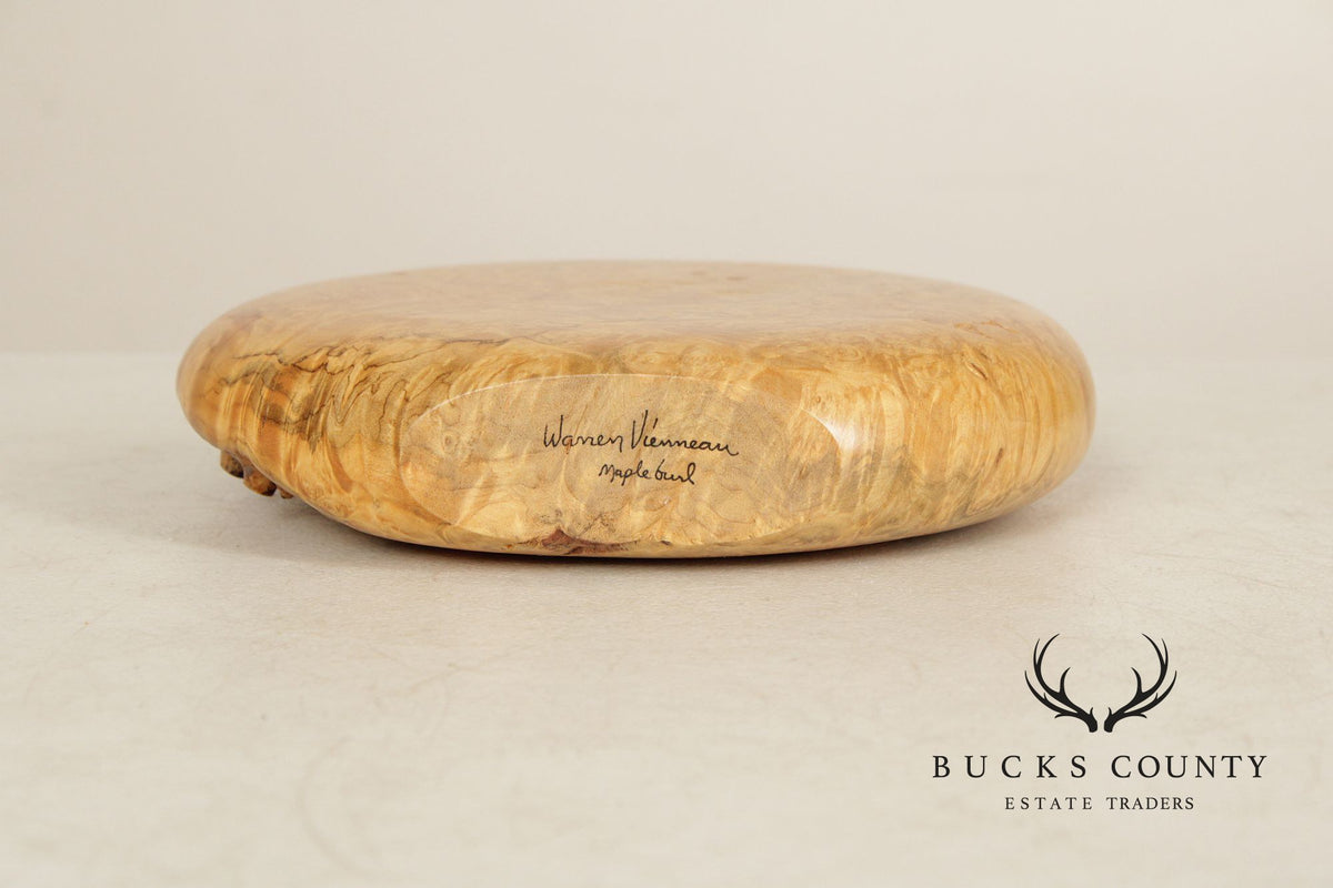 Warren Vienneau Studio Crafted Maple Burl Vase