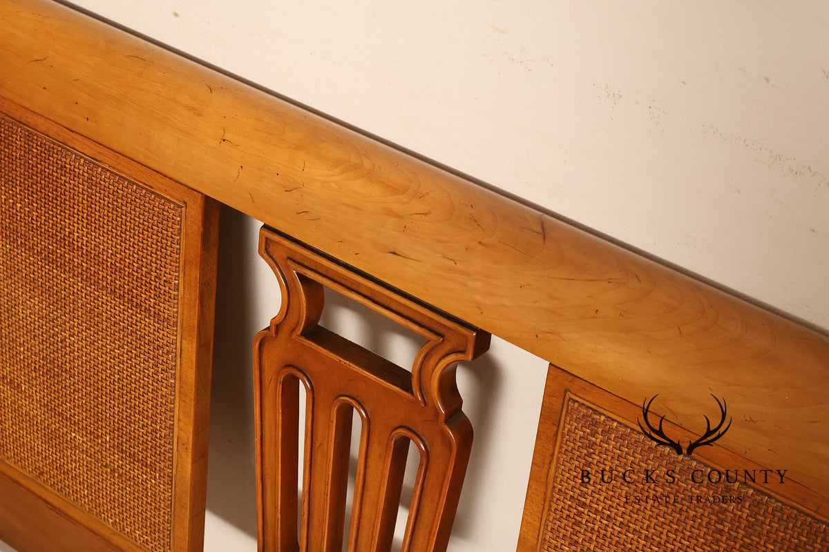 John Widdicomb Mid Century Modern Caned King Size Headboard