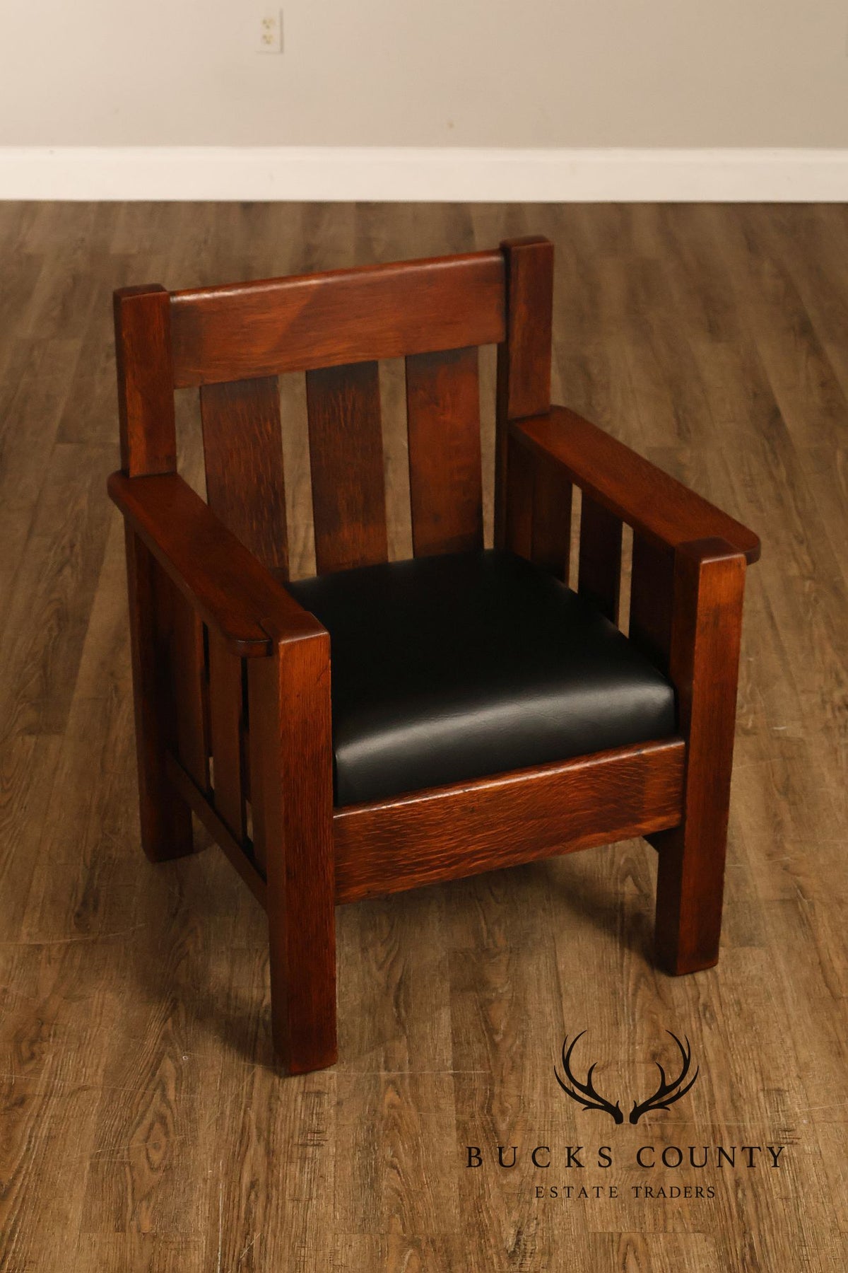 Langslow, Fowler Co. Antique Mission Oak Armchair