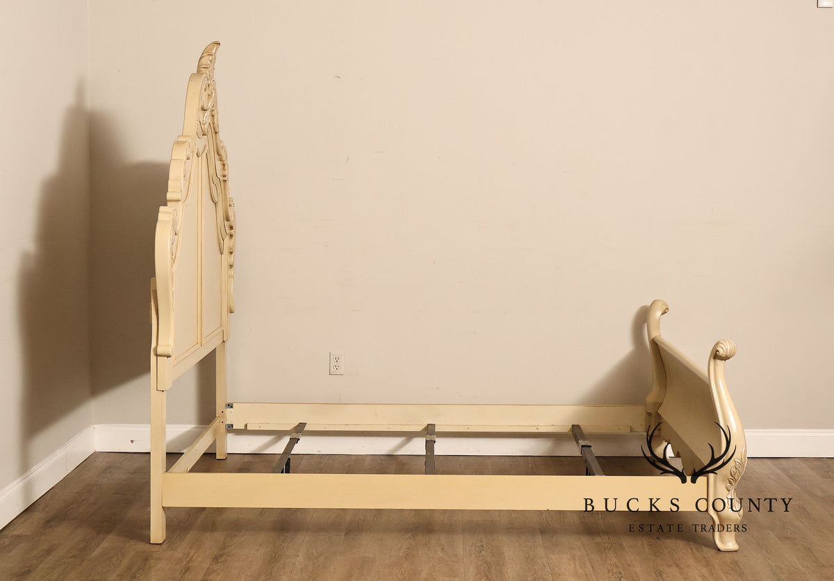 Rococo Style Painted King Size Bedframe