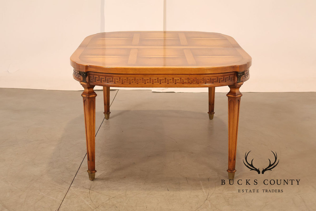 Daniel Jones Inc. Neoclassical Style Expandable Dining Table