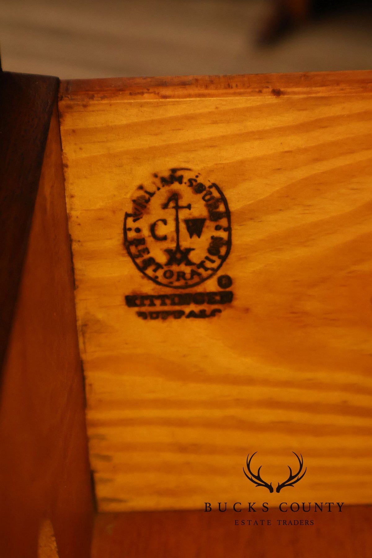 Kittinger Colonial Williamsburg Mahogany Chest Of Drawers