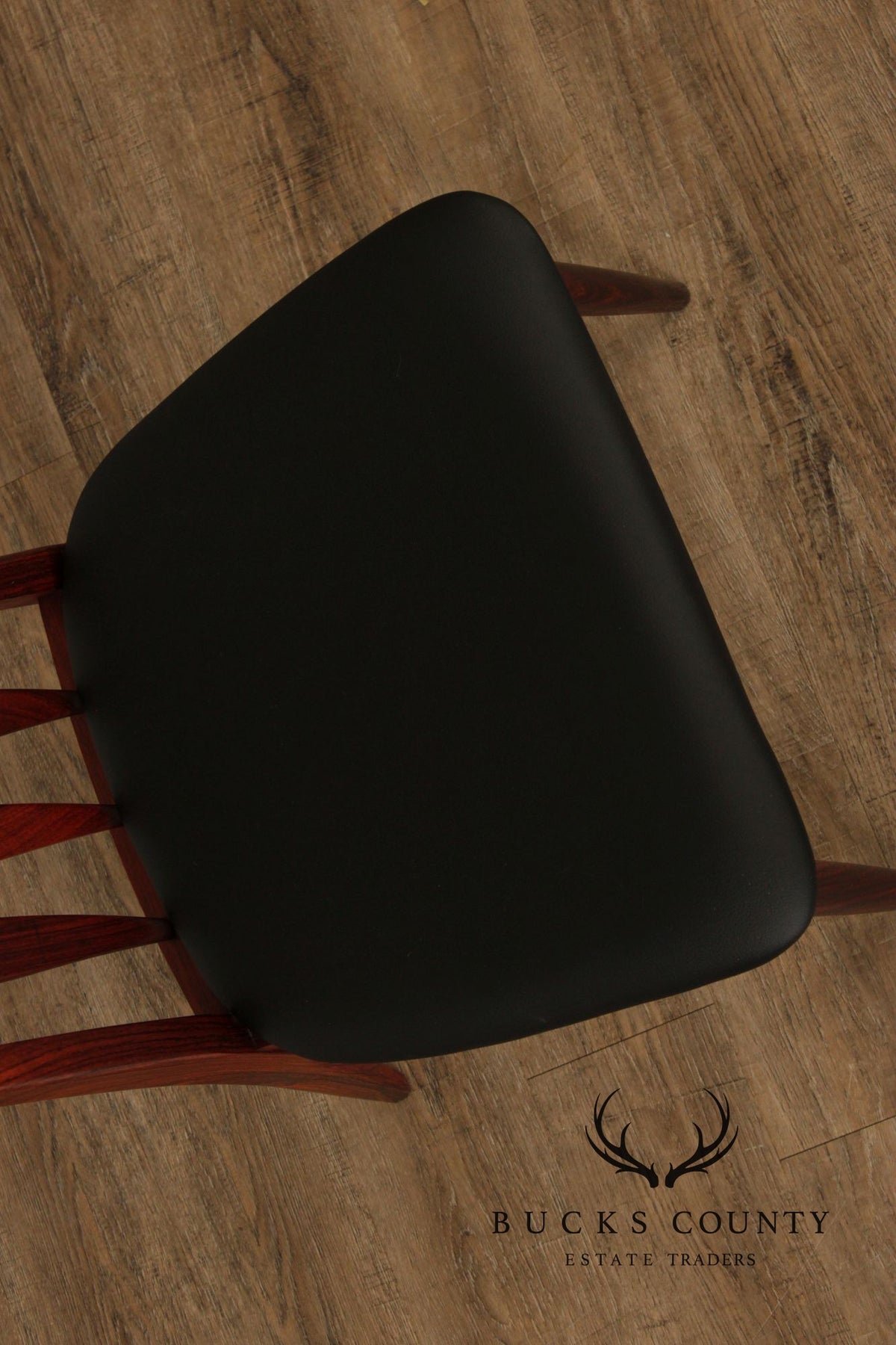 Niels Koefoed Danish Modern Set of Six Rosewood Eva Dining Chairs