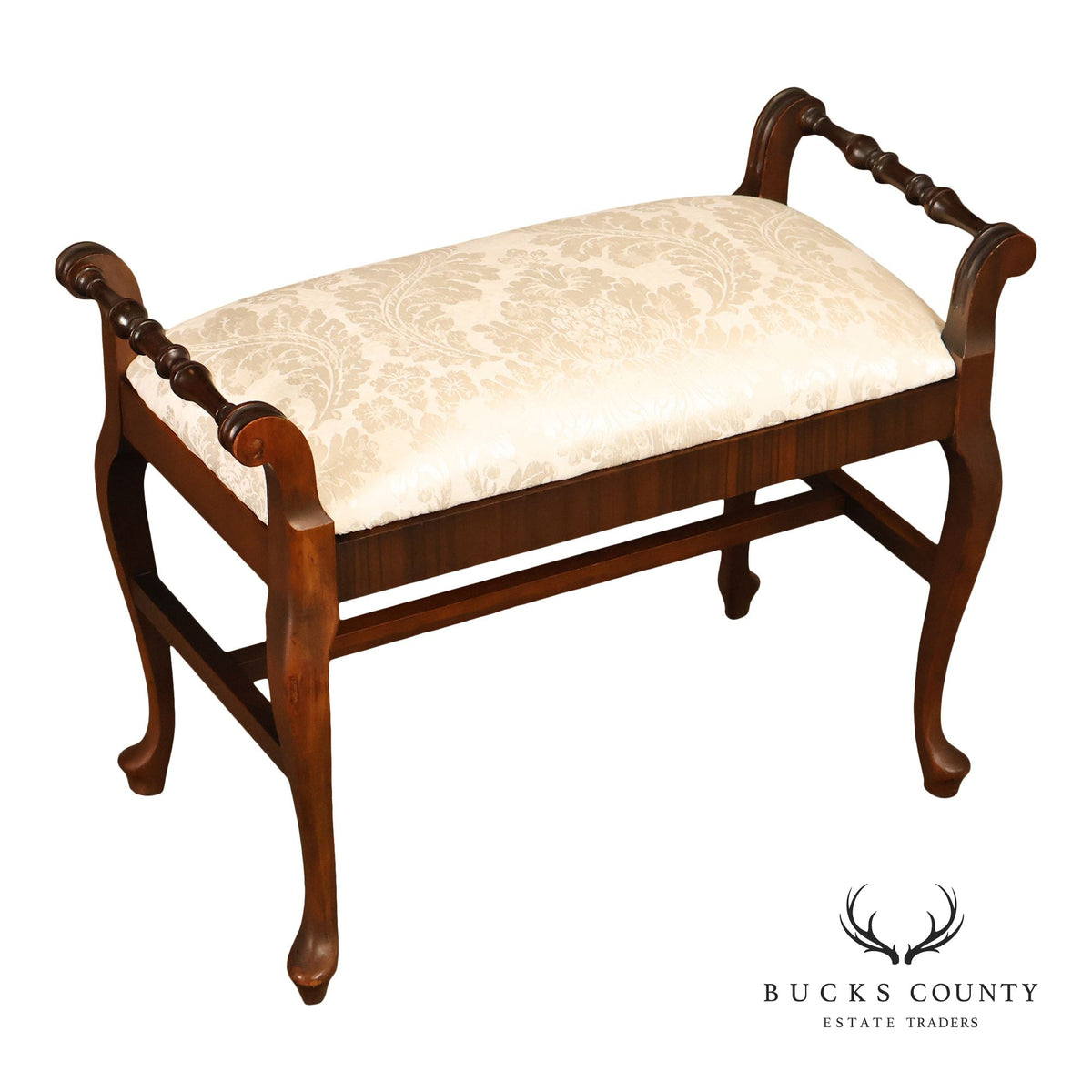 Chautauqua Cabinet Co. French Style Mahogany Bench