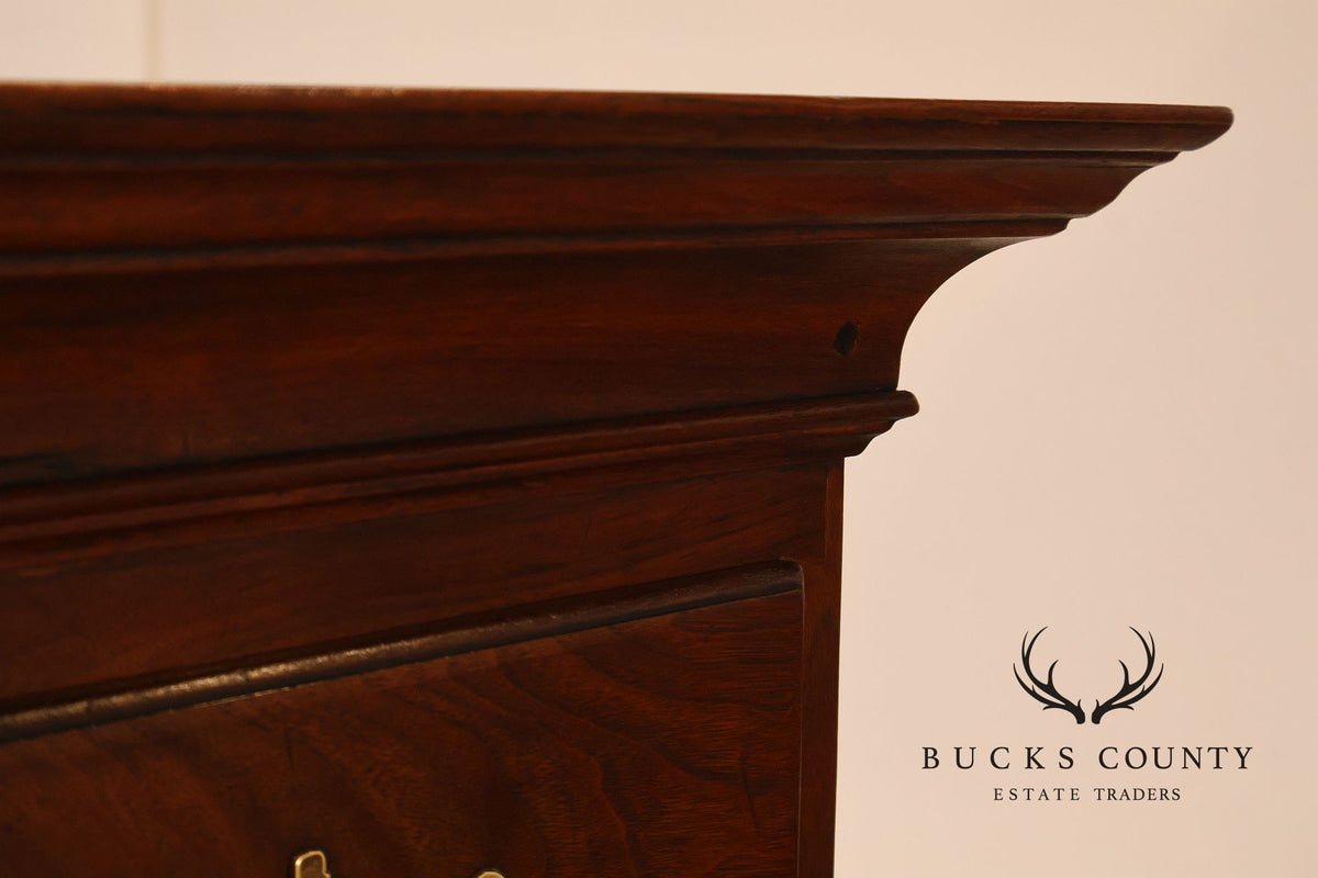 Chippendale Style Walnut Highboy Chest Of Drawers