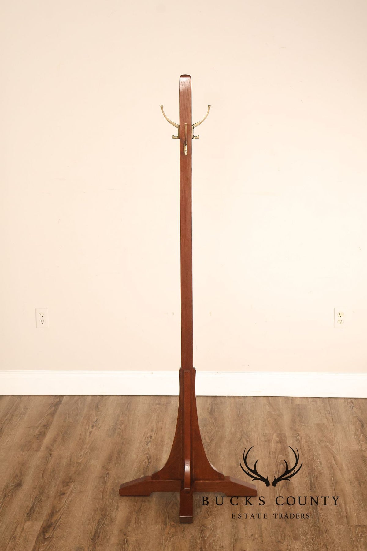 Stickley Mission Oak Hall Tree Coat Rack