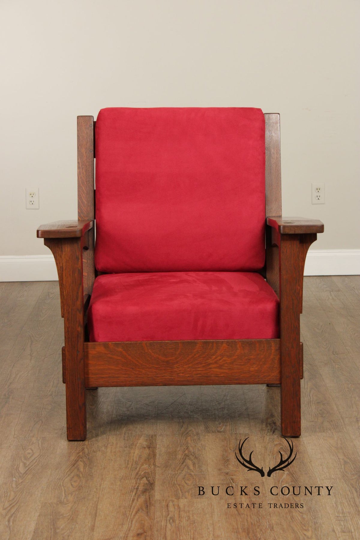 Charles Stickley Antique Mission Oak Armchair