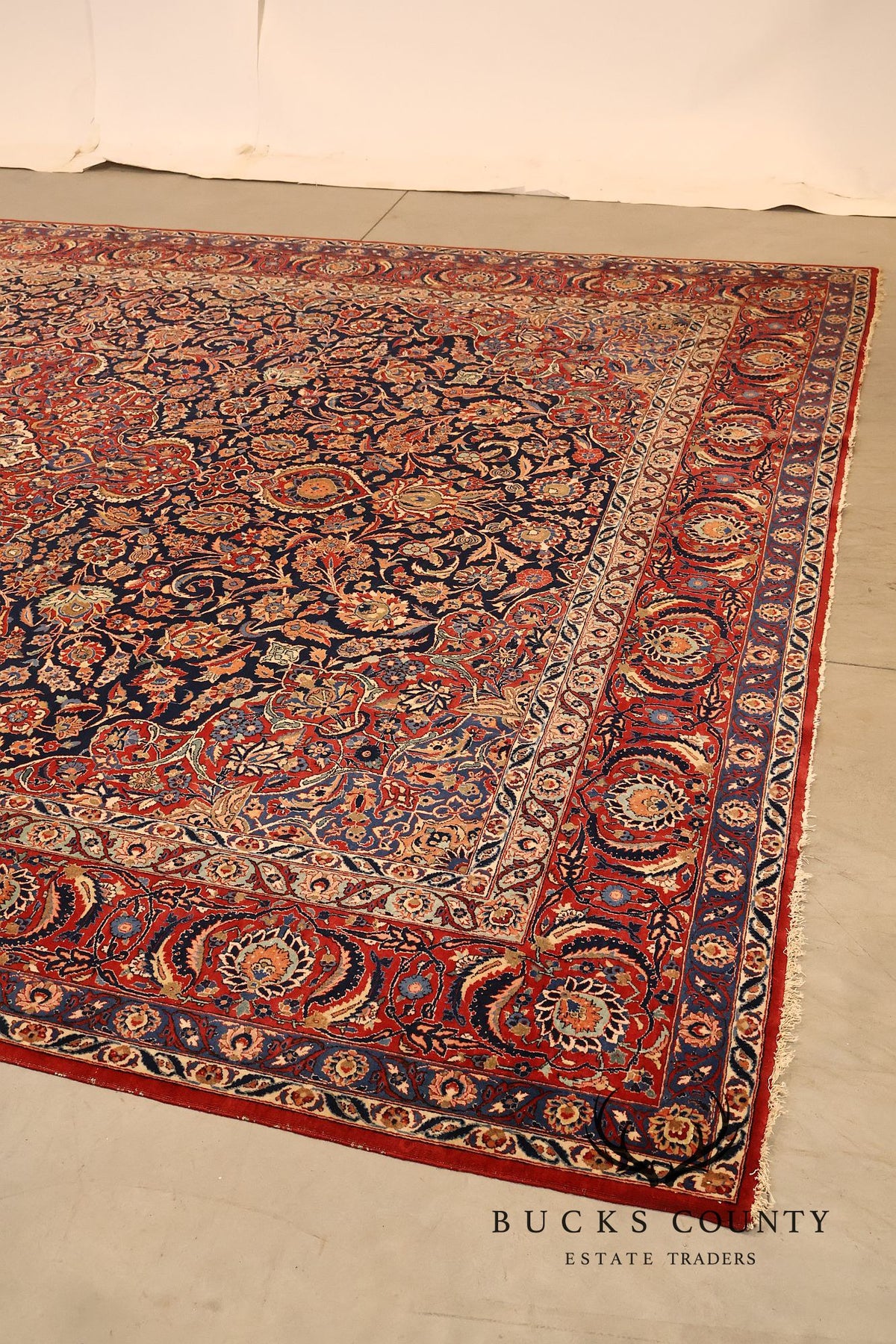 Large Hand Tied Traditional Persian Style Area Rug