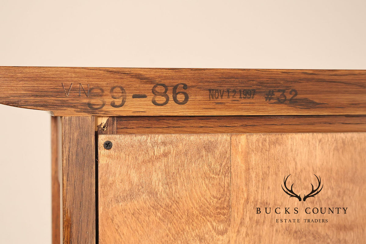 Stickley Mission Collection Oak Tall Case Clock