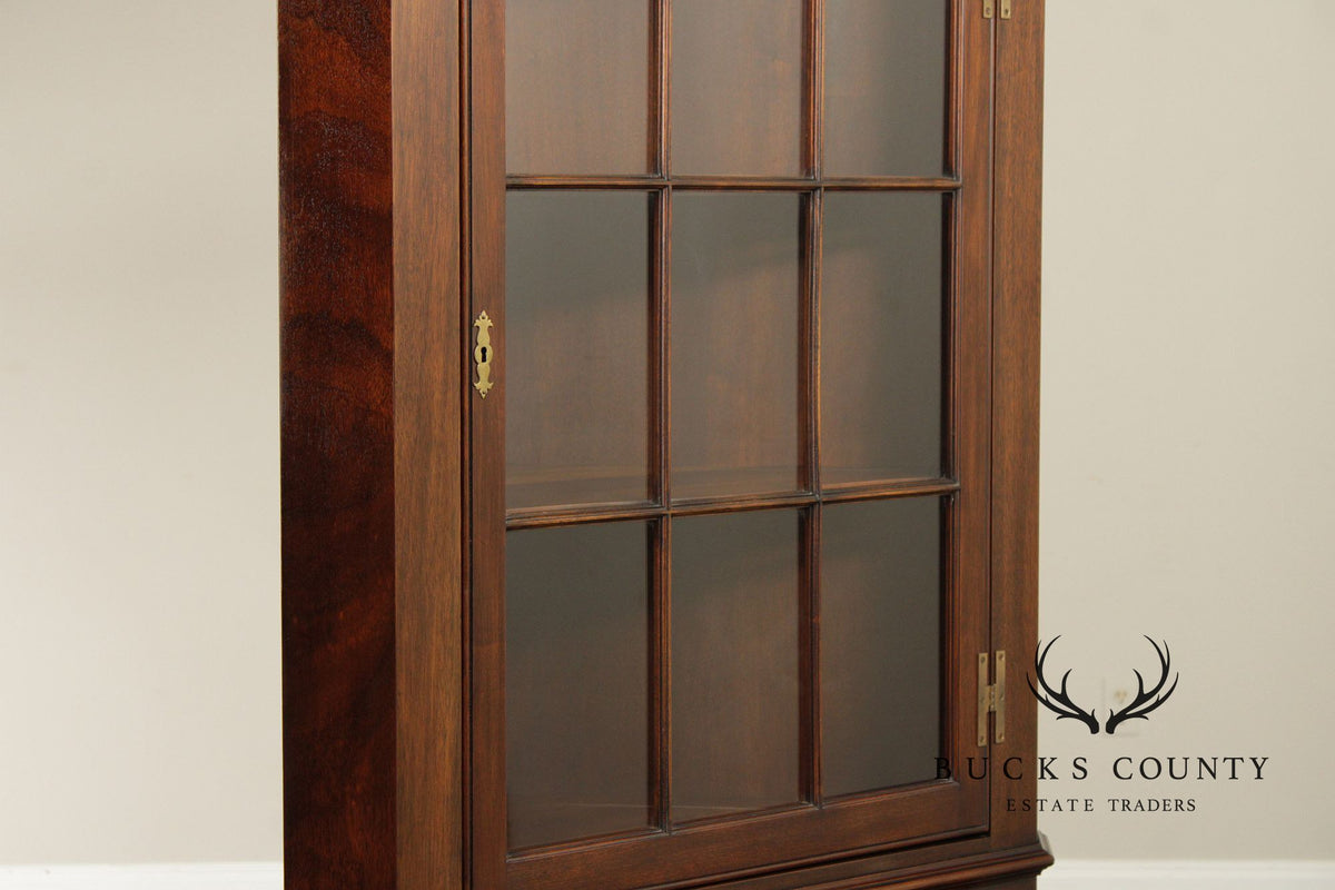 Henkel Harris Virginia Galleries Mahogany Corner Cabinet