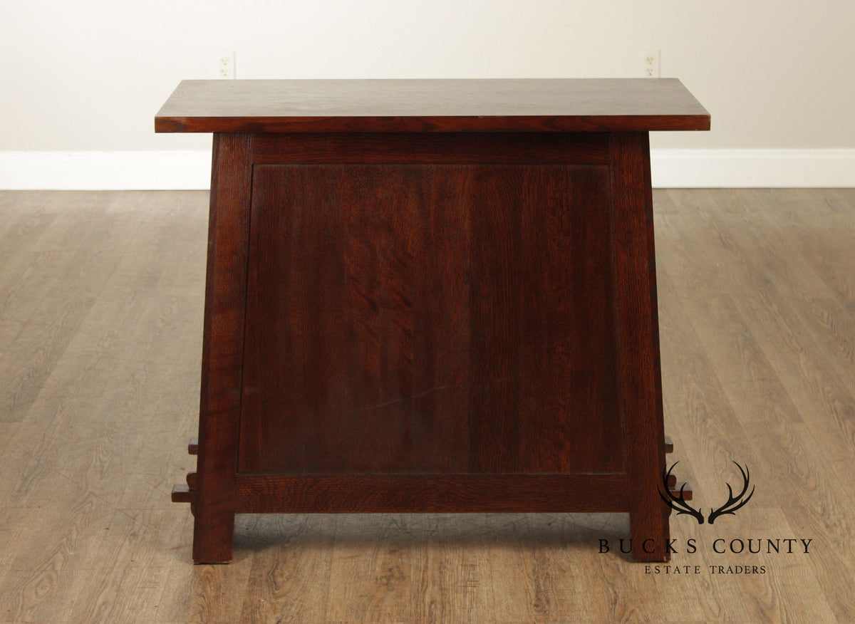 Stickley Roycroft Reissue Mission Oak Cellarette Cabinet
