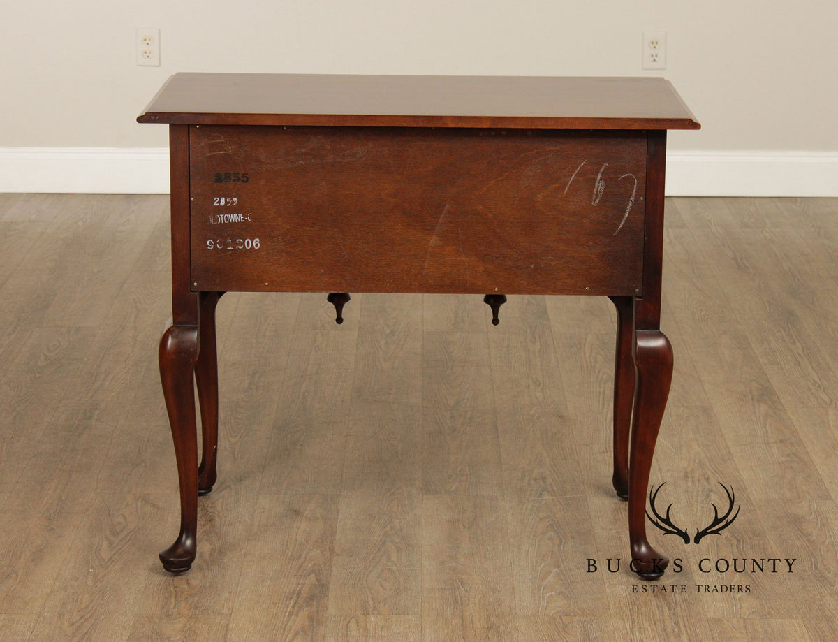 Statton Private Collection Queen Anne Style Cherry Lowboy
