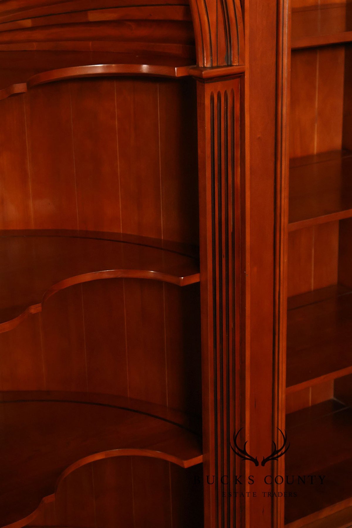 Harden Chippendale Style Cherry Library Bookcase