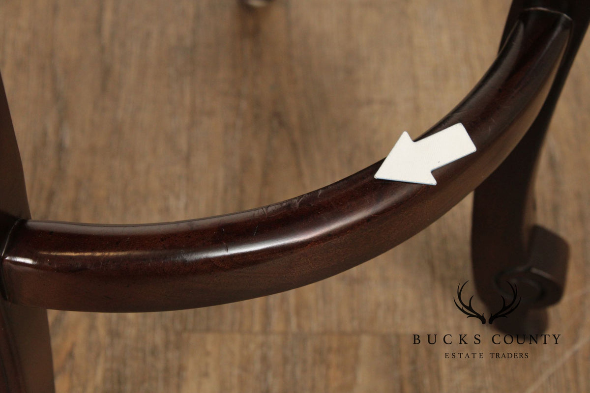 Hancock & Moore Pair of Swivel Bar Stools